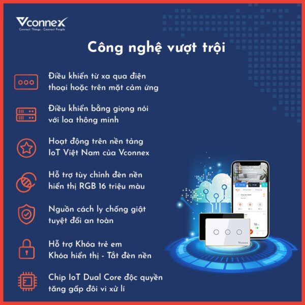 Công tắc thông minh Vconnex - Hình ảnh 3