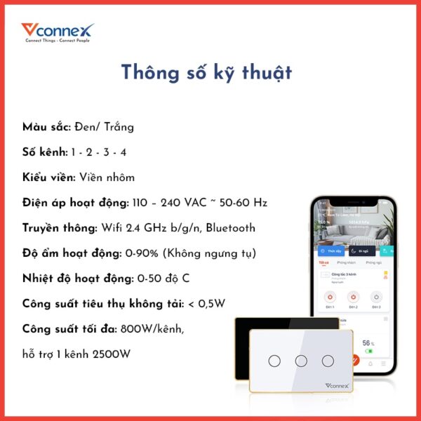 Công tắc thông minh Vconnex - Hình ảnh 4